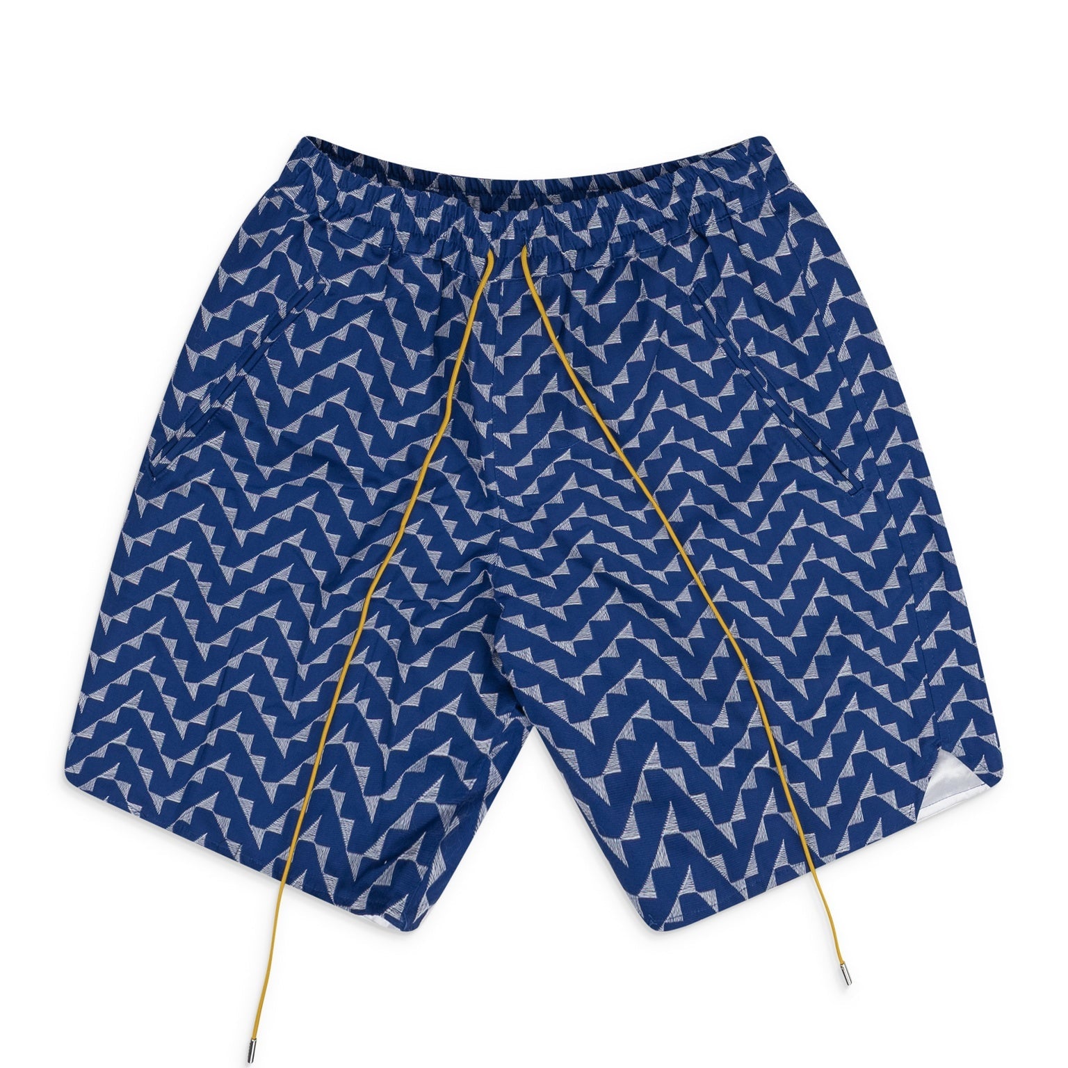 BLUE MISC CHEVRON SHORTS