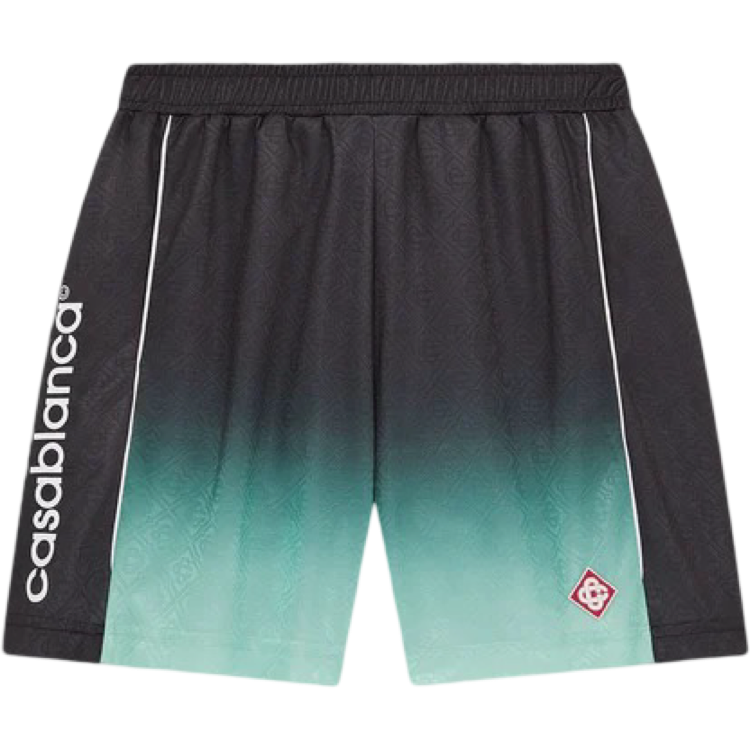 FOOTBALL SHORTS 'GREEN GRADIENT'