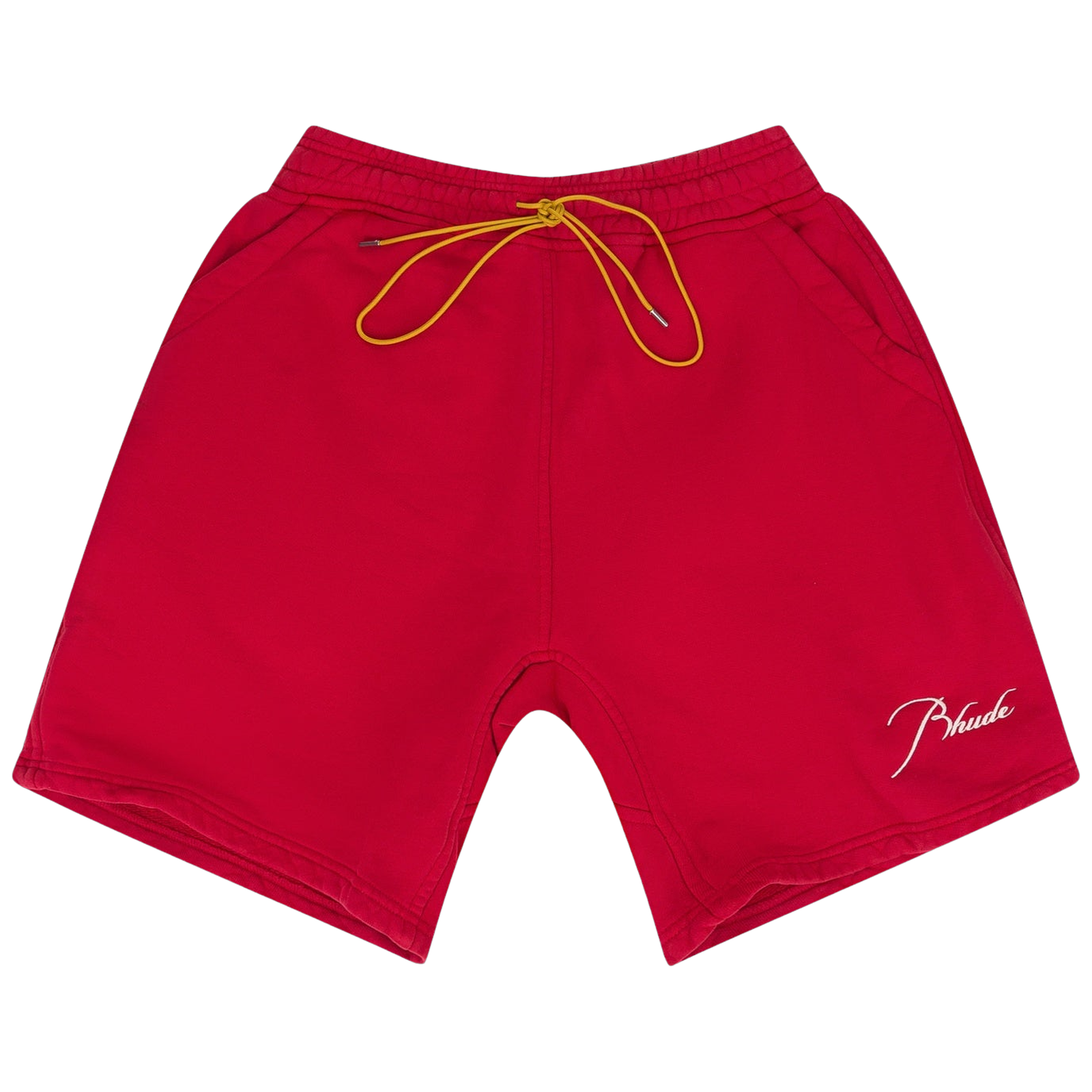 RED SCRIPT LOGO SWEATSHORT