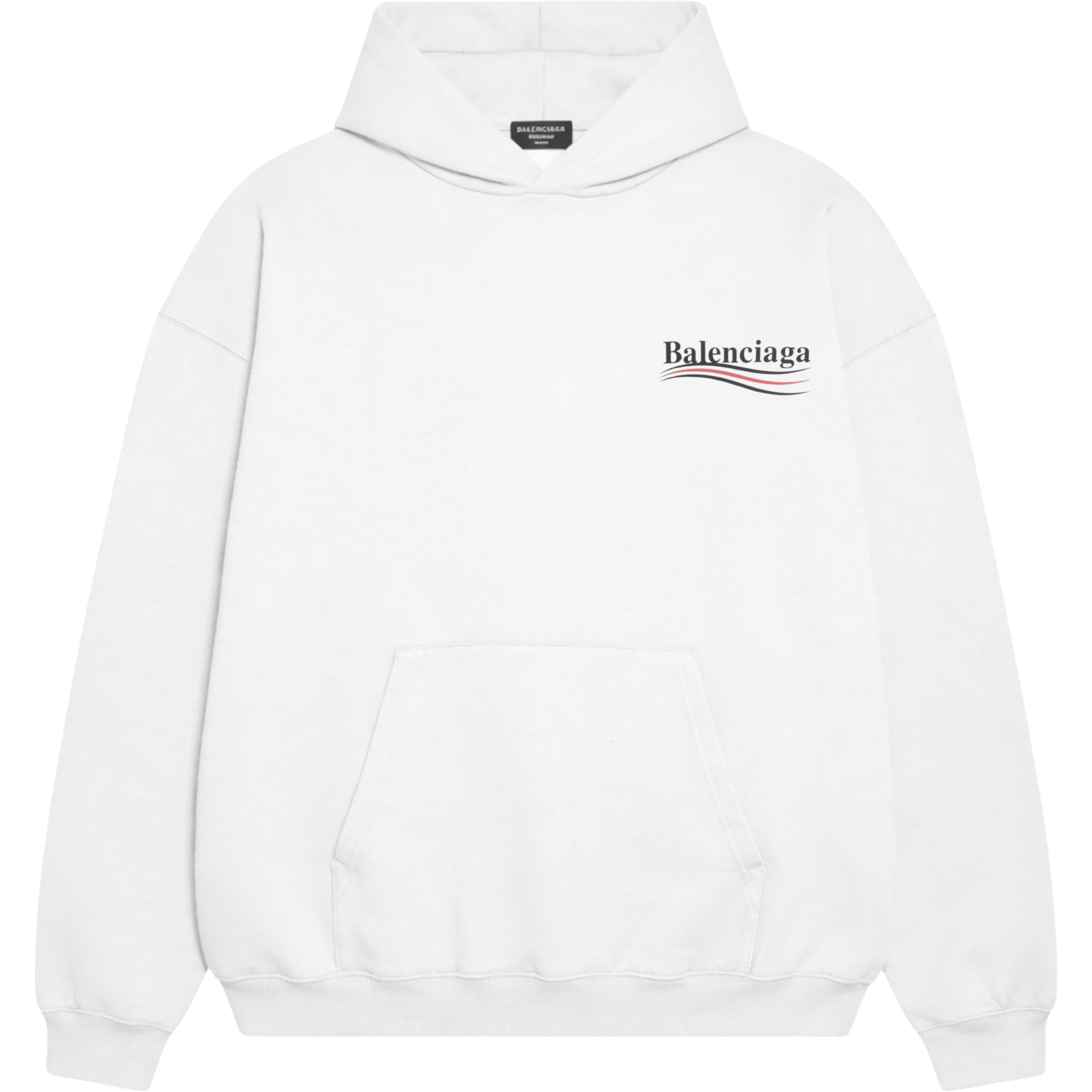 CAMPAIGN LOGO HOODIE 'WHITE'