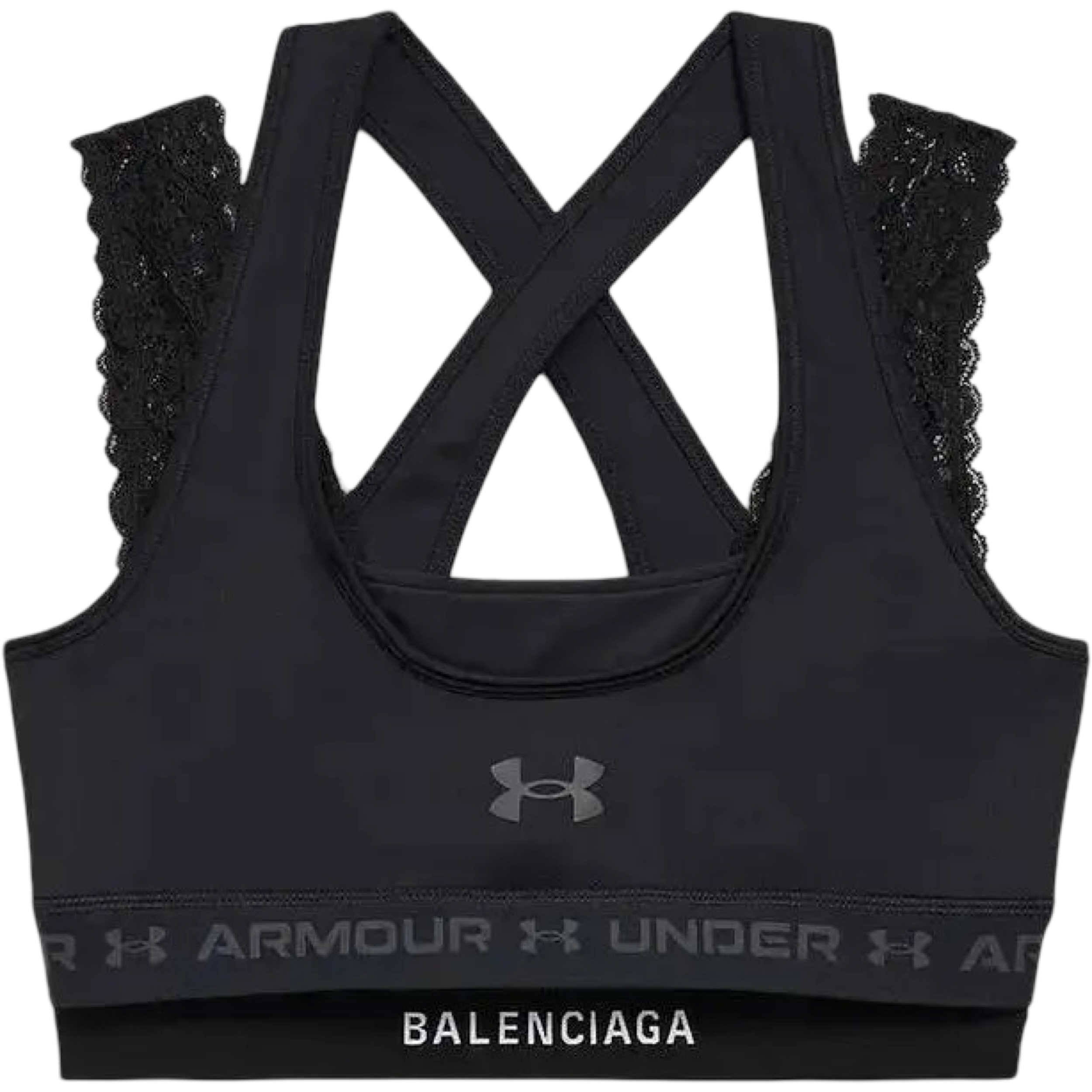 UNDER ARMOR SPORTS BRA 'BLACK'