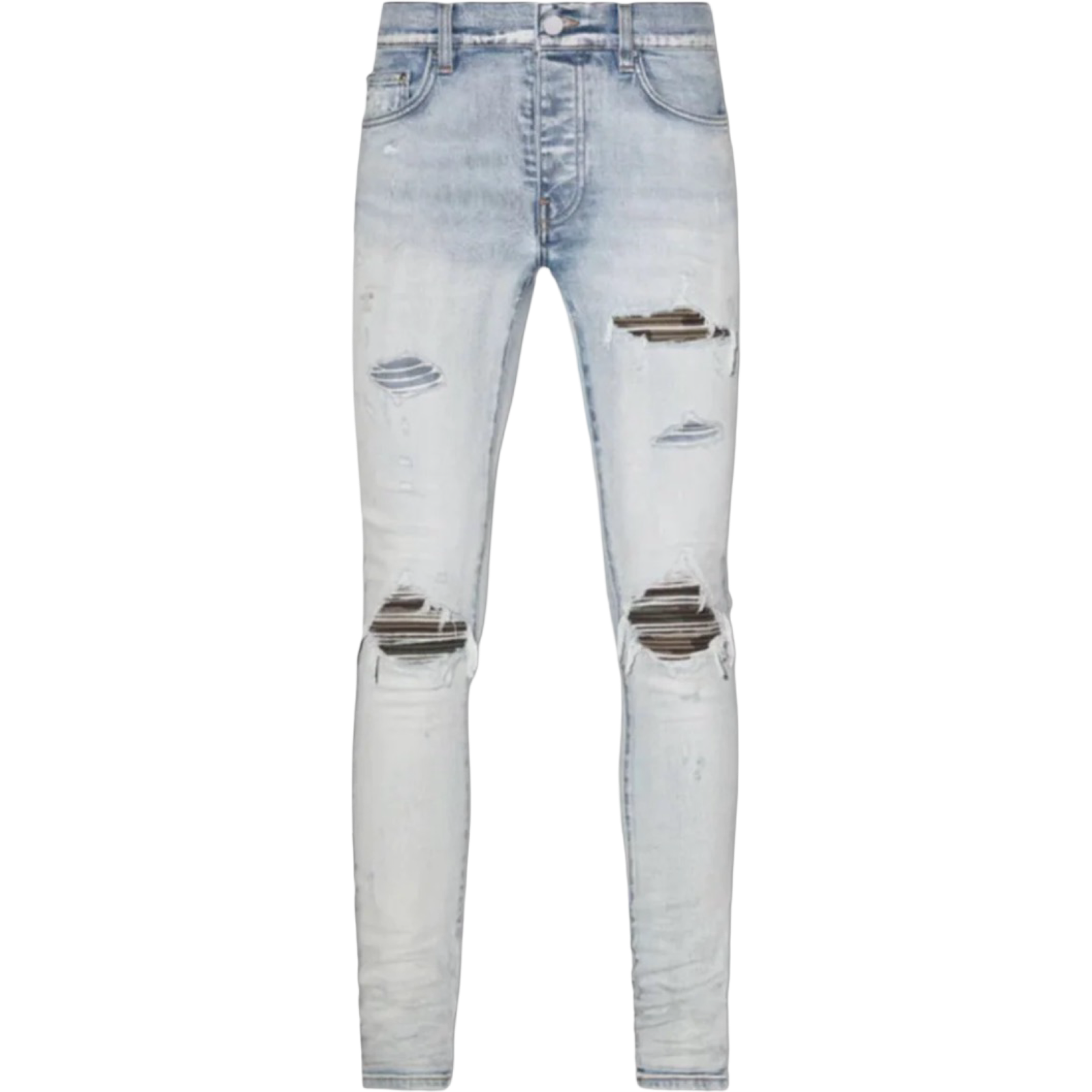 AMIRI MX1 CAMO JEAN LIGHT INDIGO