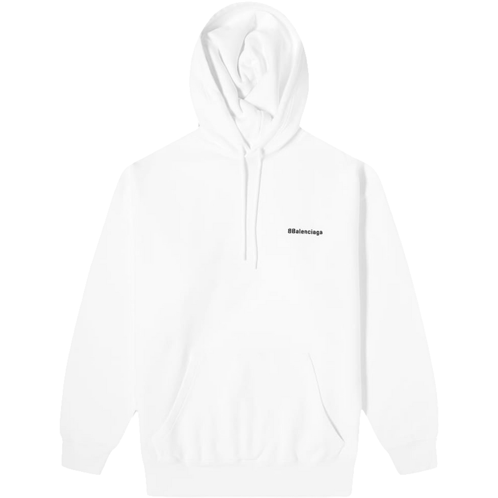 BALENCIAGA BB CORP HOODIE 'WHITE'