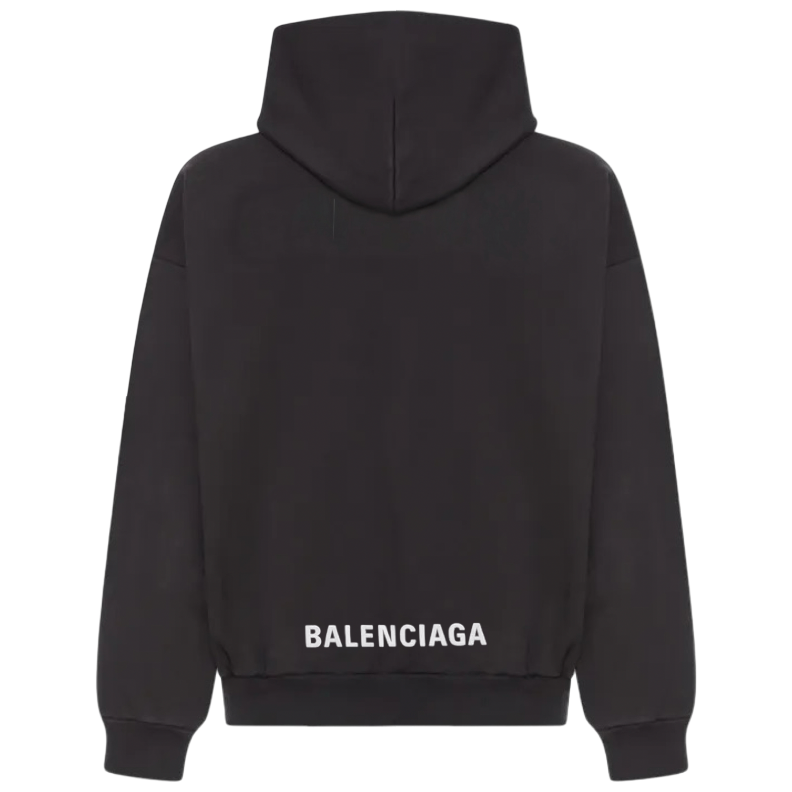 BALENCIAGA HOODIE 'BLACK' SMALL BACK LOGO
