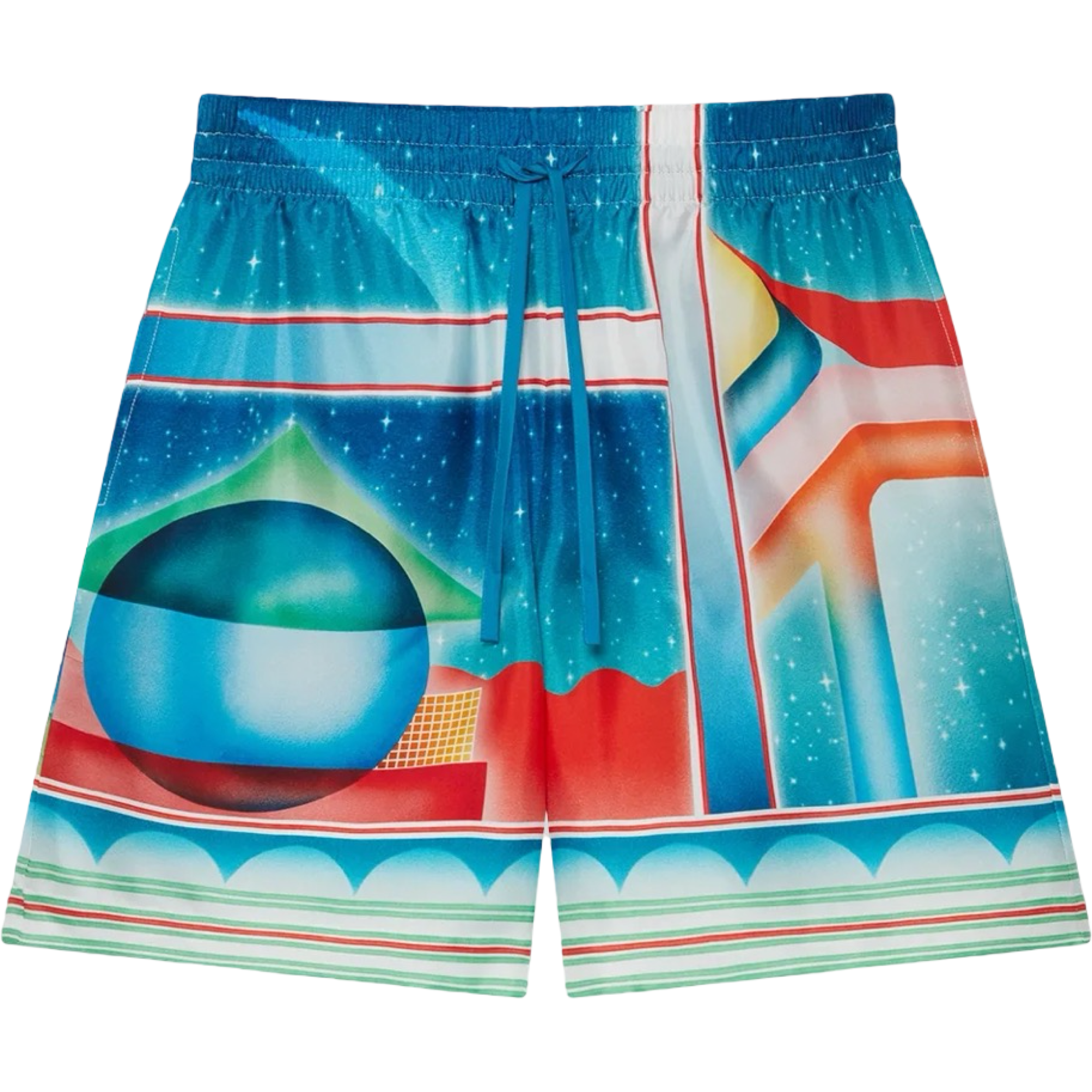 GALAXY COURT SILK SHORTS 'MULTI'