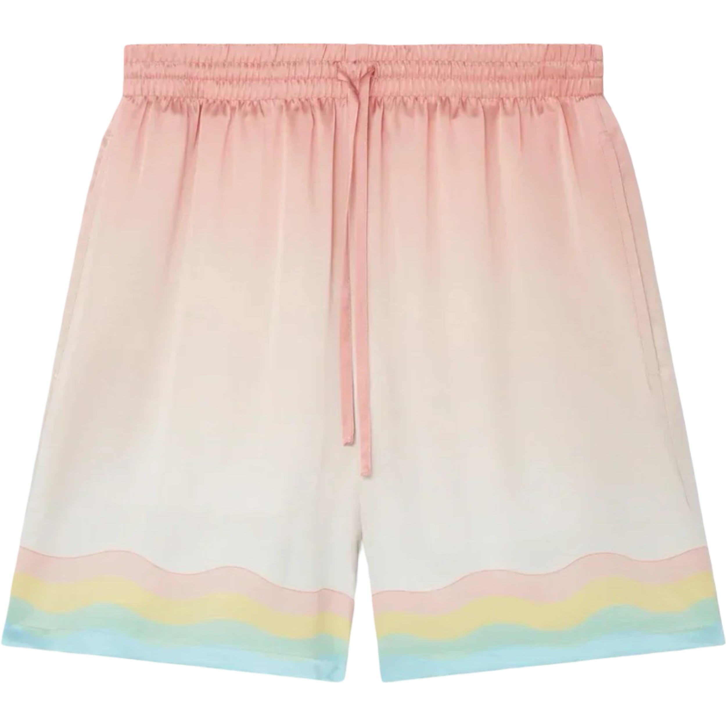 ARTS CLUB PRINTED SILK SHORTS 'PINK'