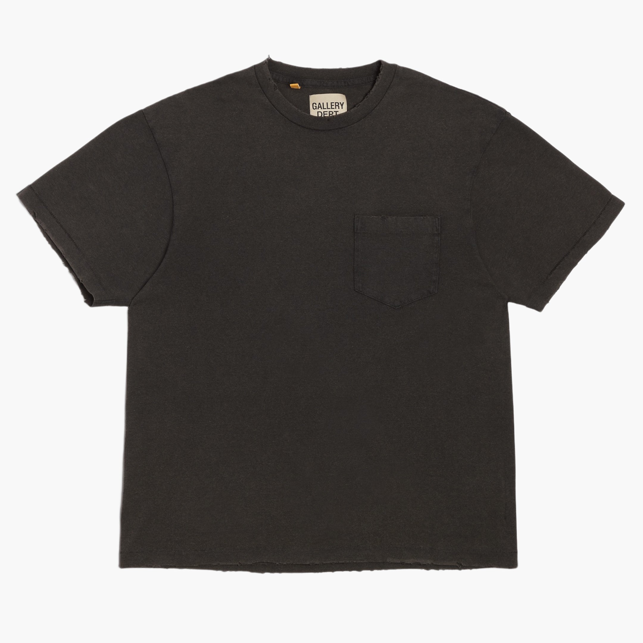 PLAIN VINTAGE PKT TEE BLACK