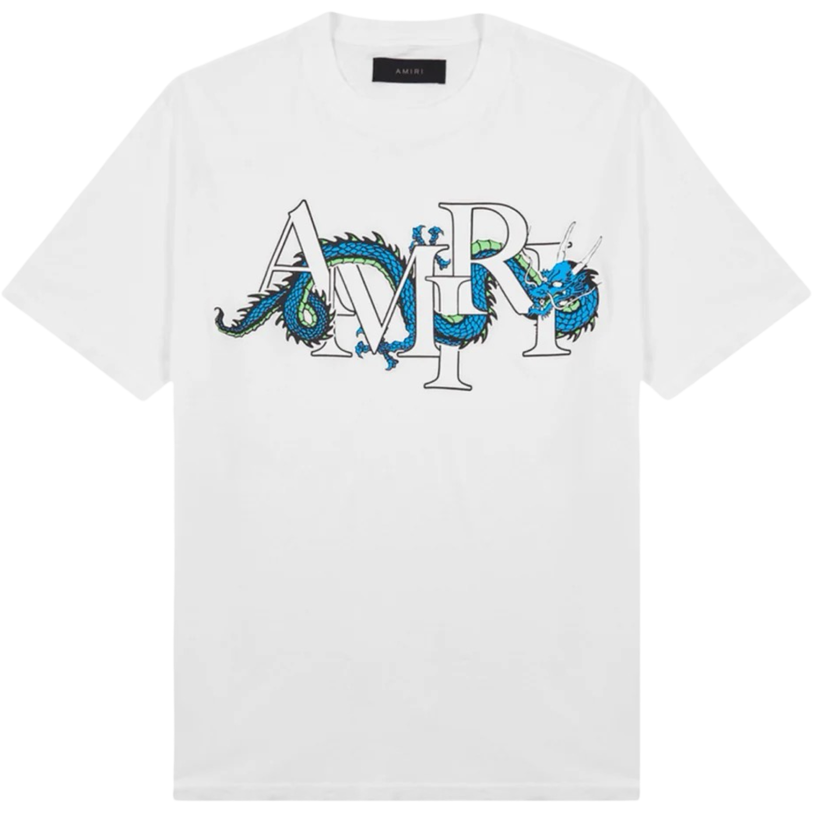 AMIRI LNY DRAGON TEE WHITE