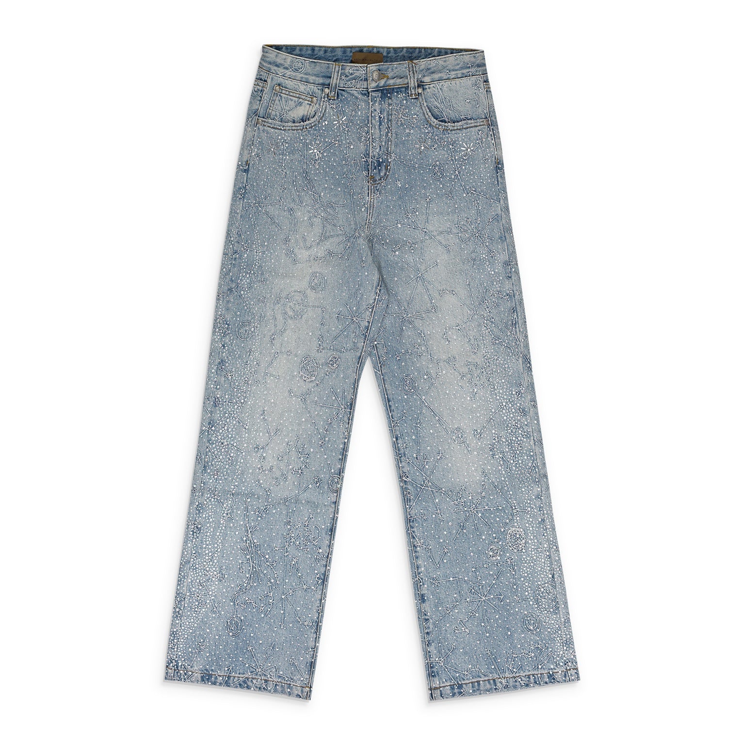 BLUE 20K ZODIAC DIAMOND DENIM