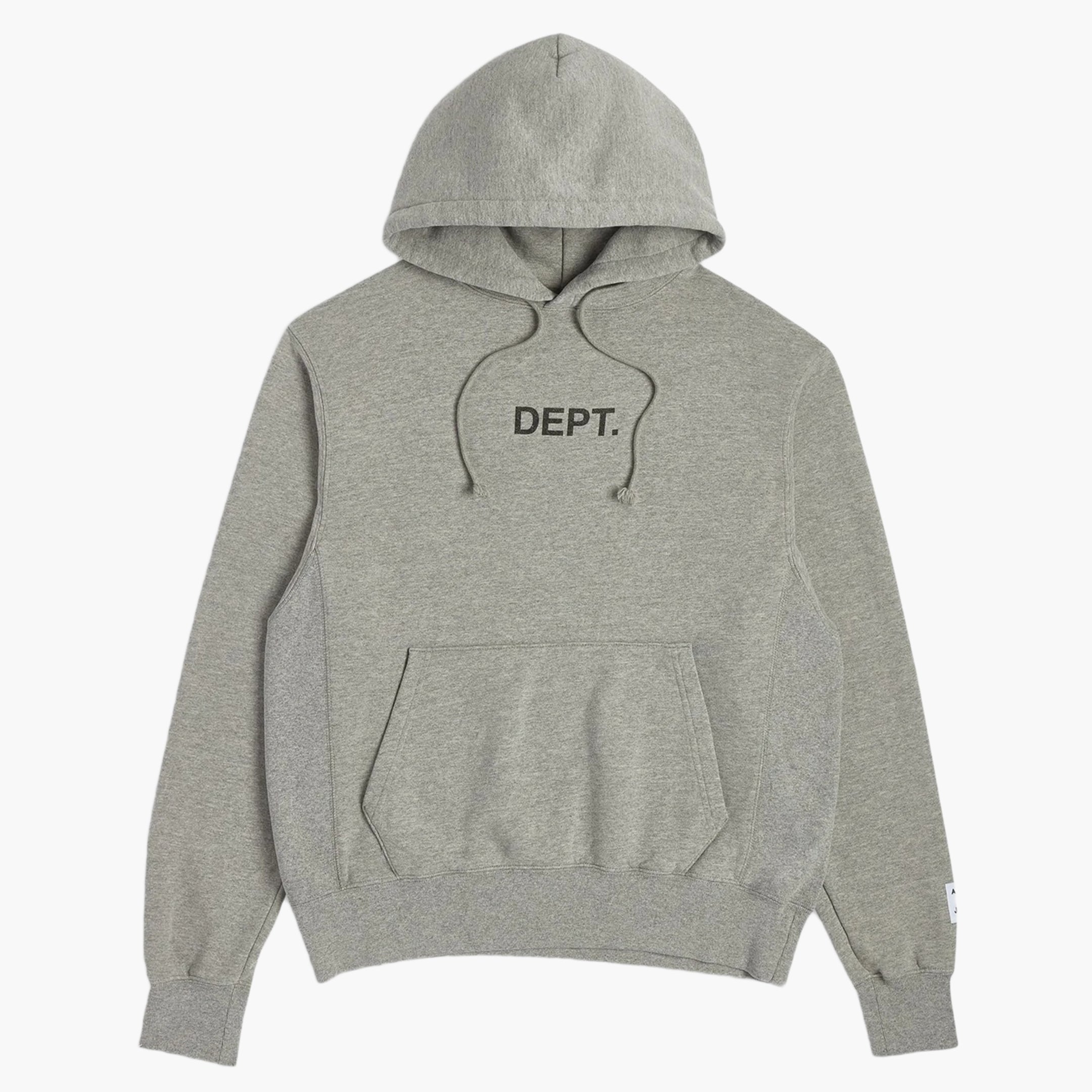 DEPT LOGO HOODIE HEATHER GREY