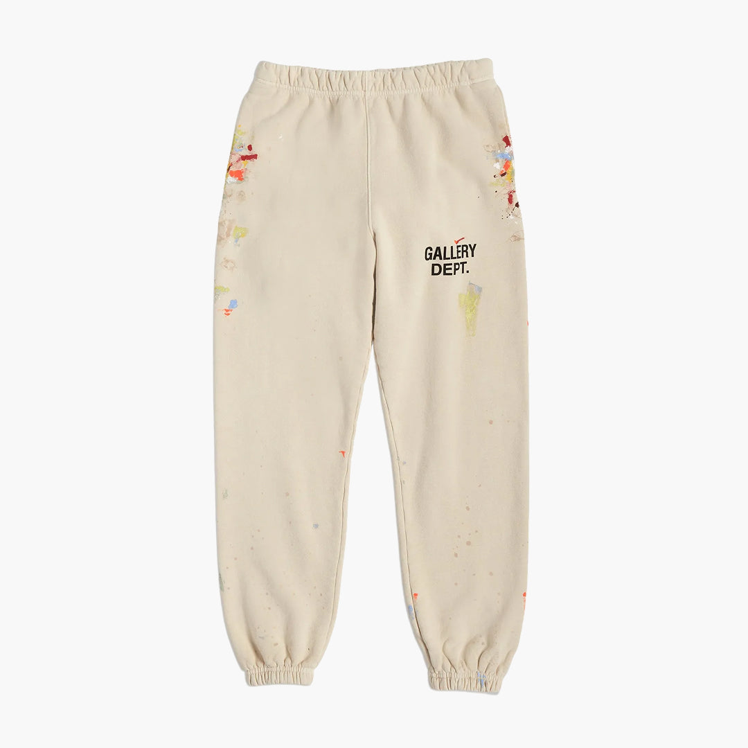 GD LOGO SWEATPANTS PAINTED NATURAL