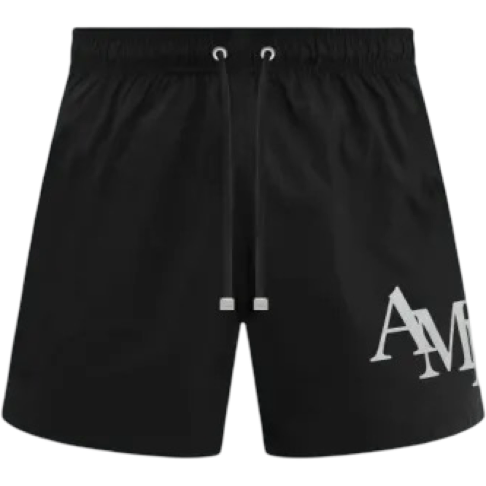 AMIRI AMIRI CHROME STAGGERED SHORT BLACK