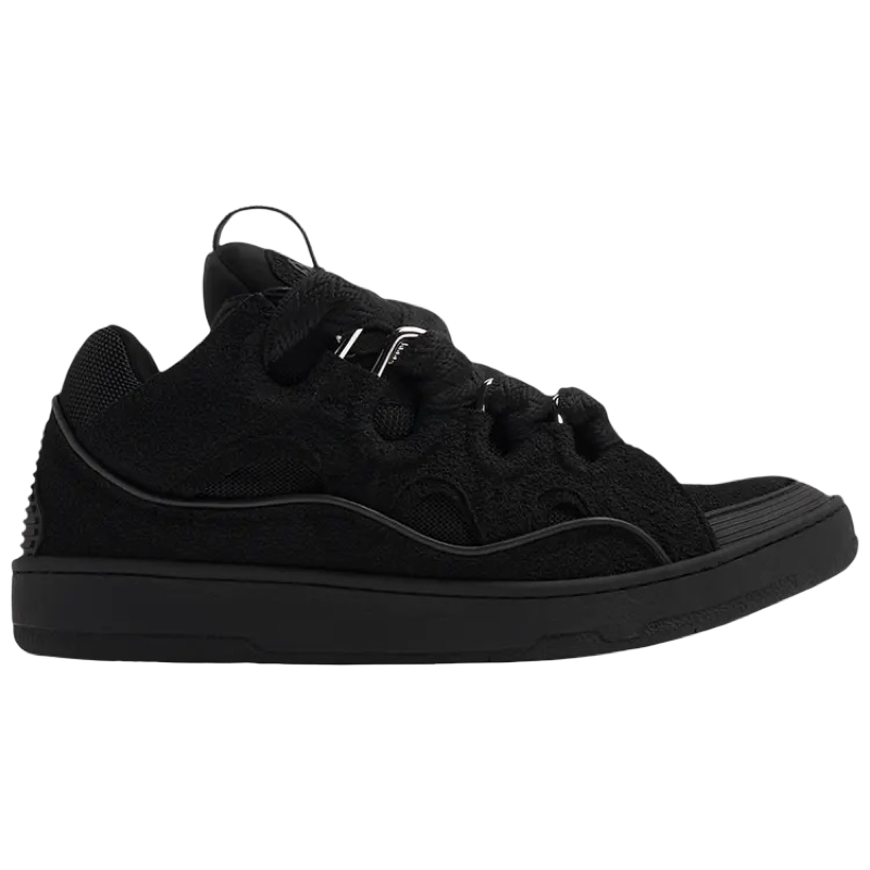 LANVIN CURB SNEAKERS 'BLACK GLITTER'