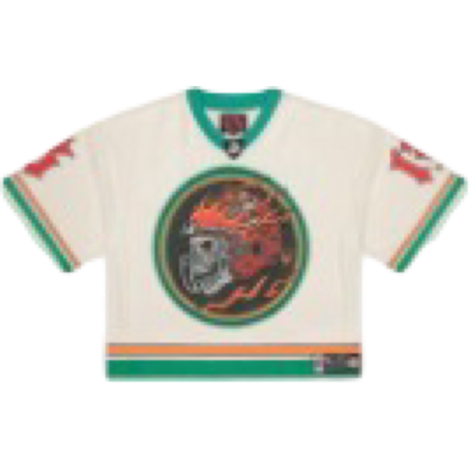 GOD SPEED FIRST DOWN JERSEY 'BONE/TEAL/ORANGE'