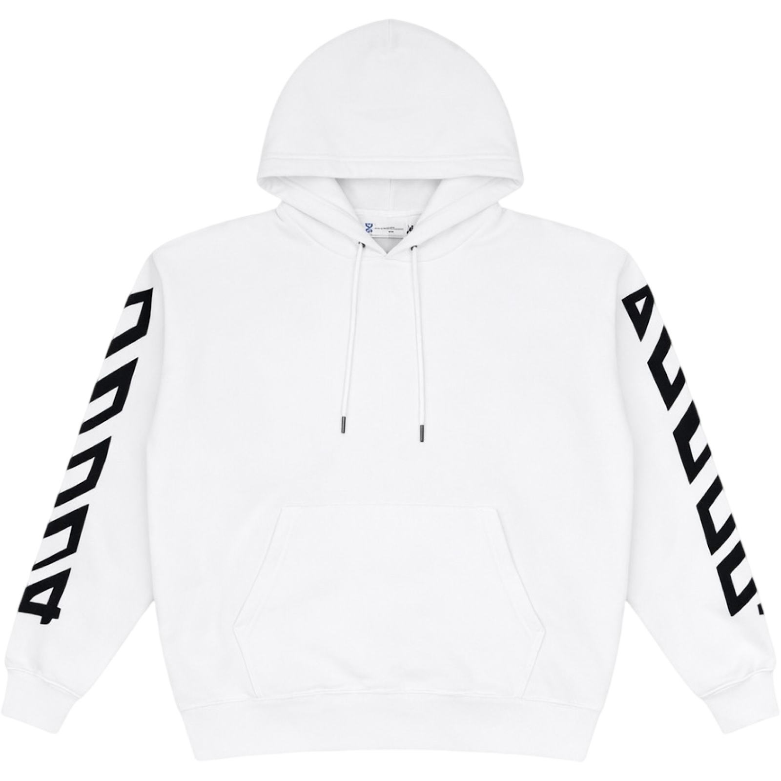 OFF WHITE WHITE SPRAY CAN ARROW HOODIE