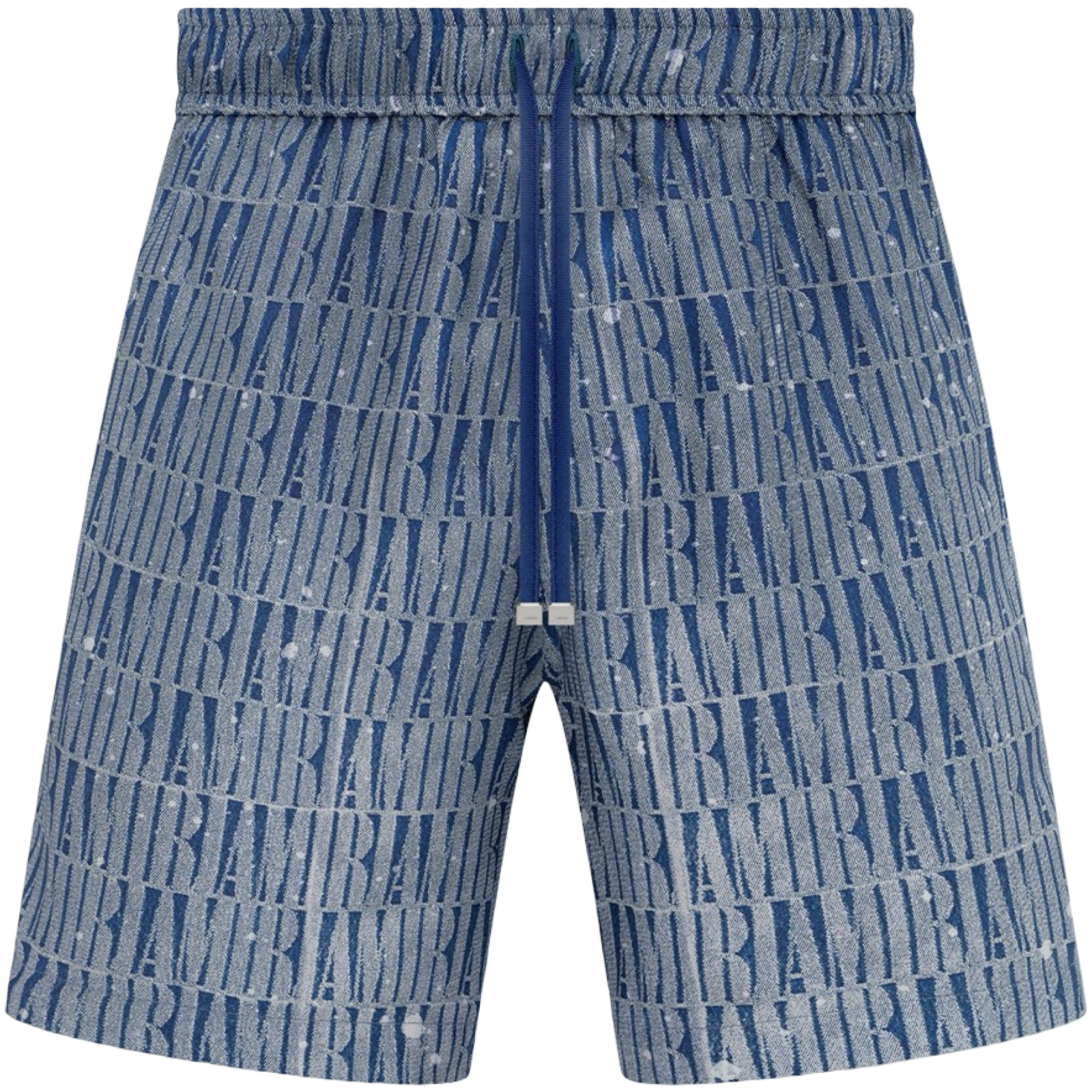 AMIRI ALLOVER AMIRI SWIM TRUNK DUSTY BLUE