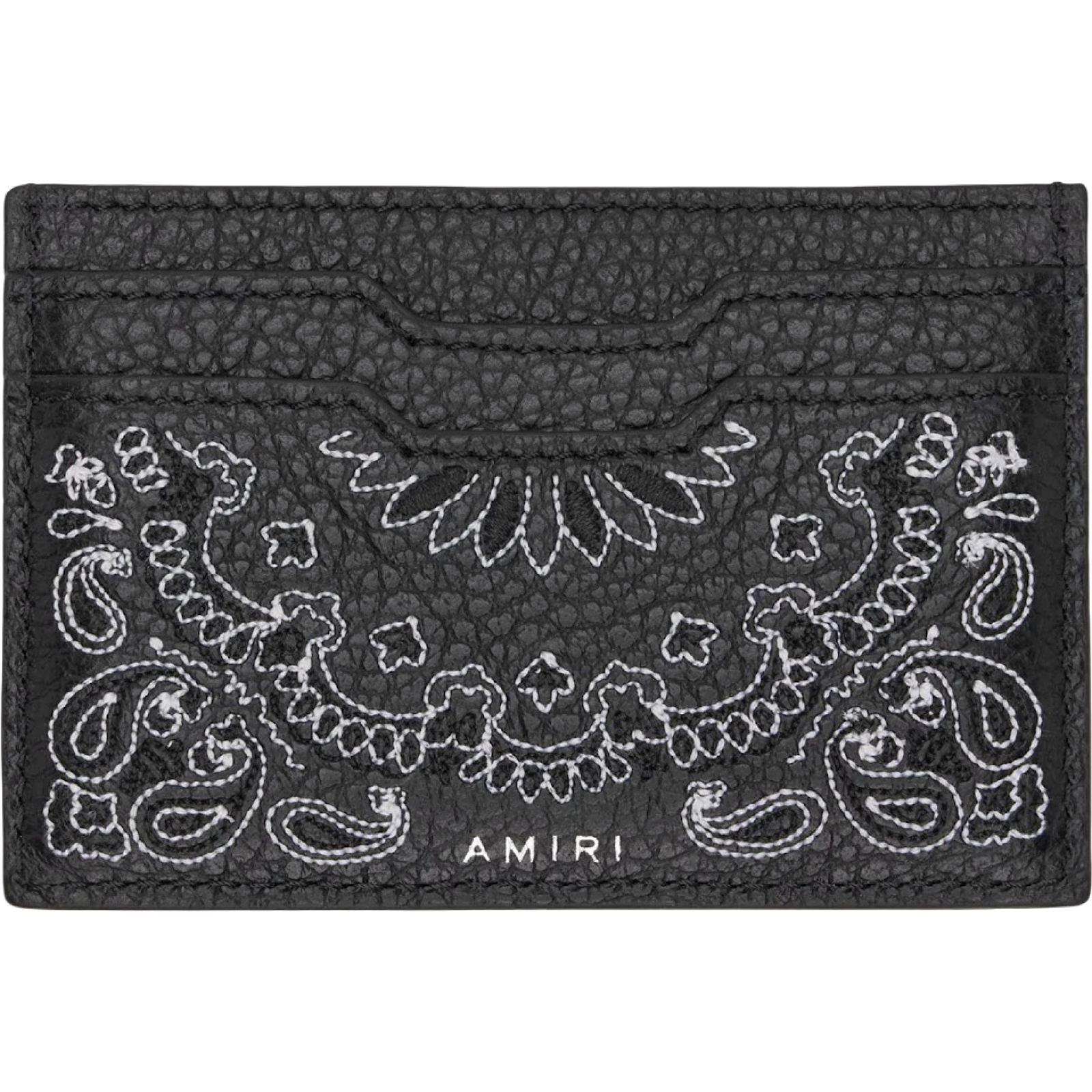 AMIRI BANDANA CARD HOLDER BLACK