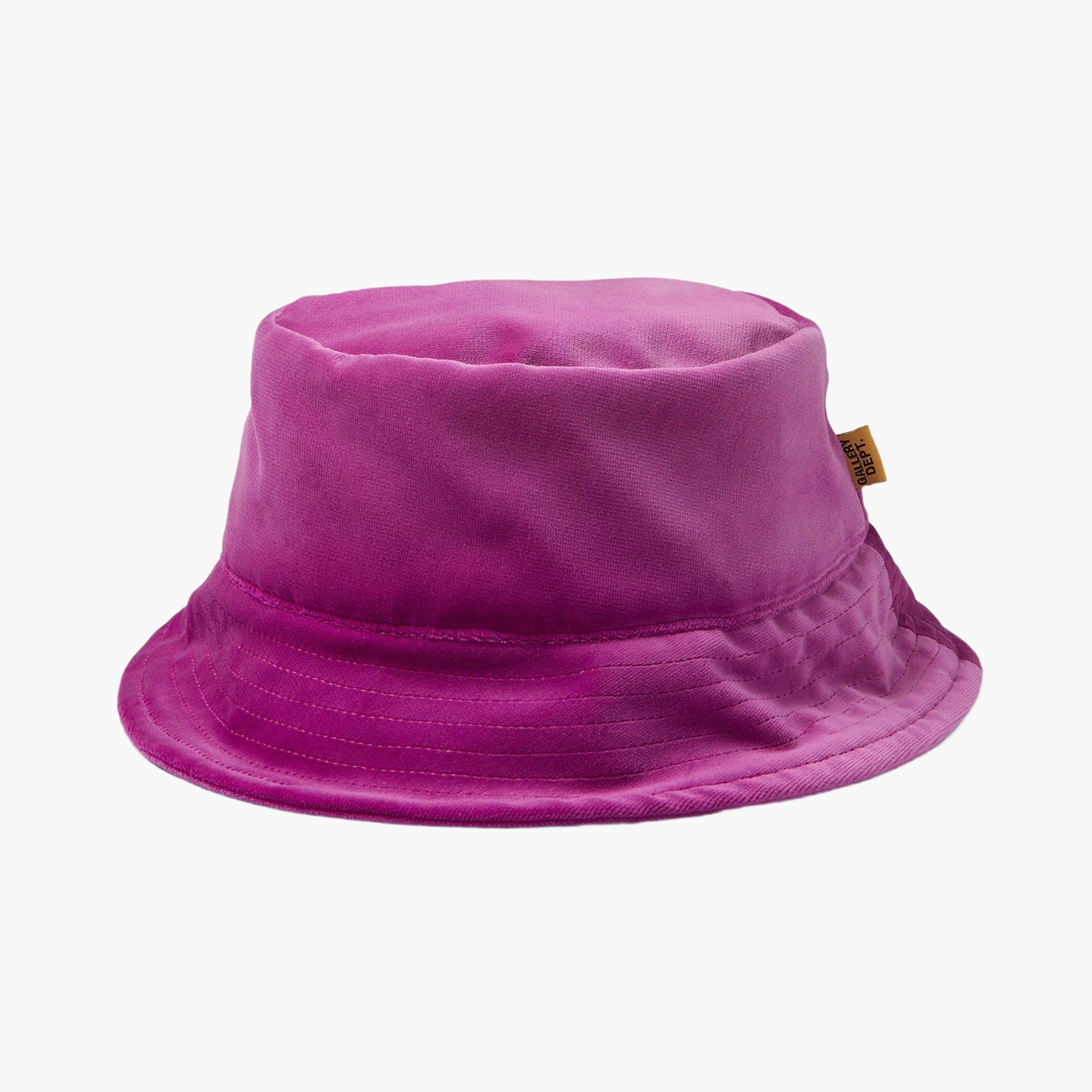 RODMAN VELVET BUCKET HAT PINK