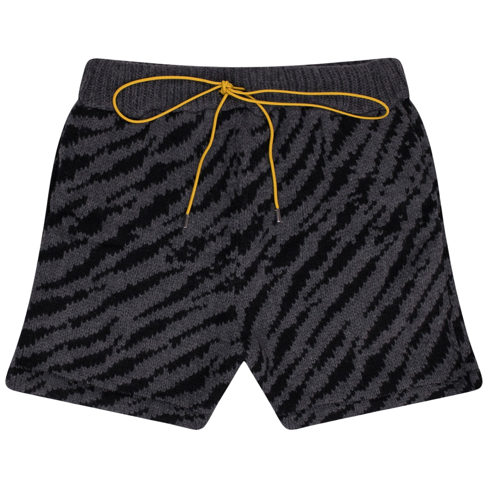 GREY ZEBRA KNIT SHORT