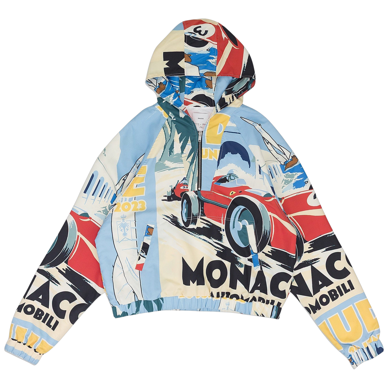 MULTICOLOR MONACO SPORT QUARTER ZIP SWEATER