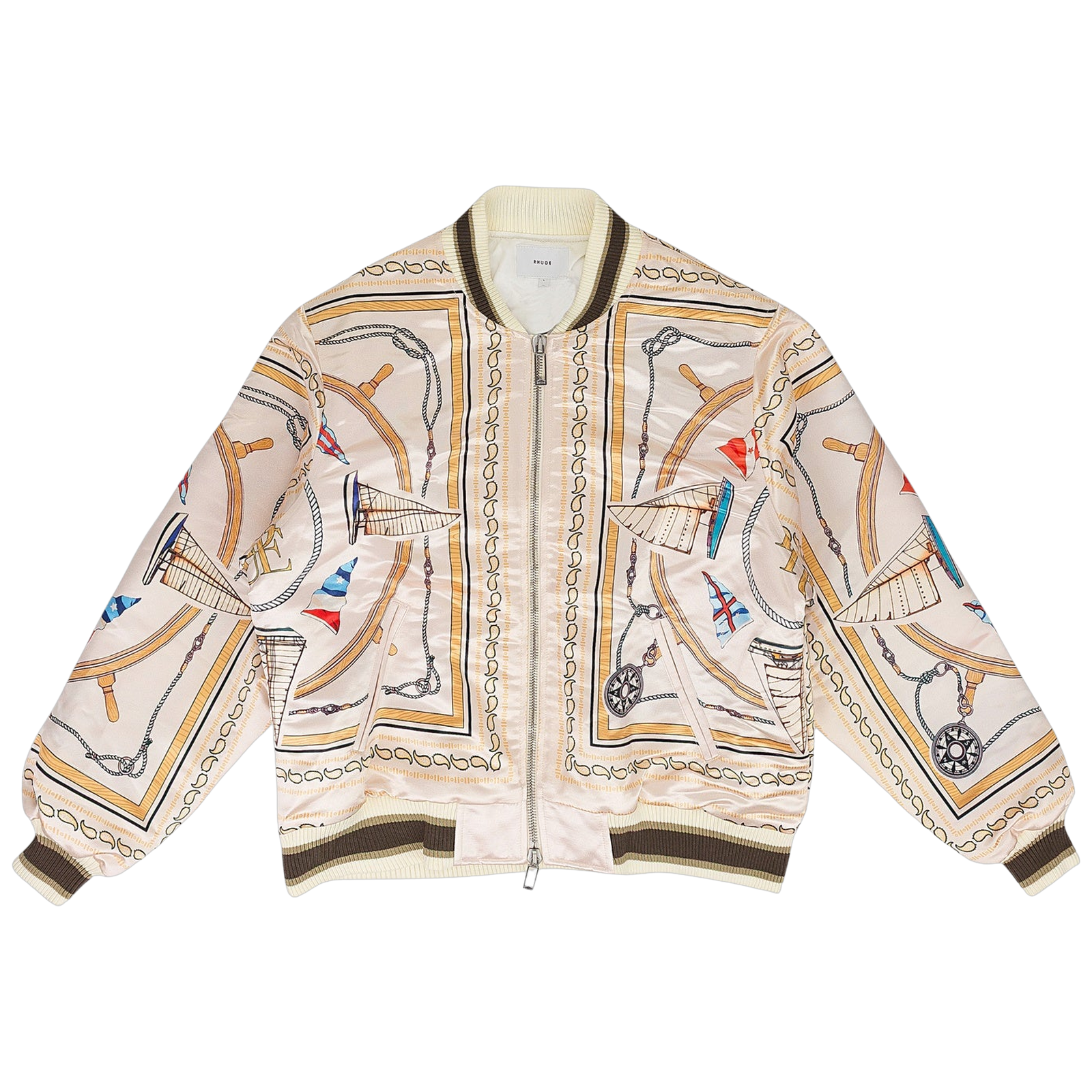 MULTICOLOR NAUTICA SATIN BOMBER
