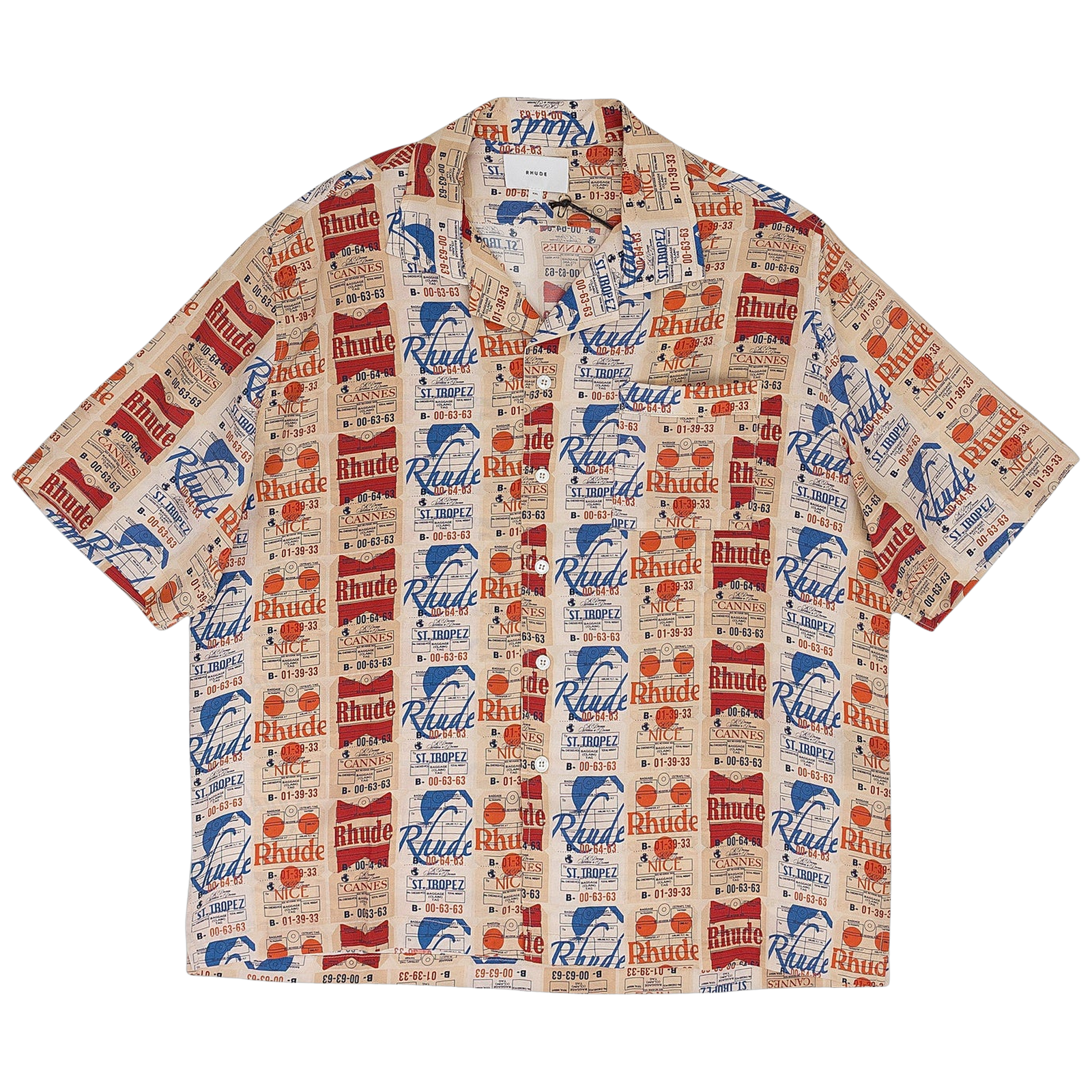 MULTICOLOR VOYAGE DE SILK BUTTON-DOWN SHIRT