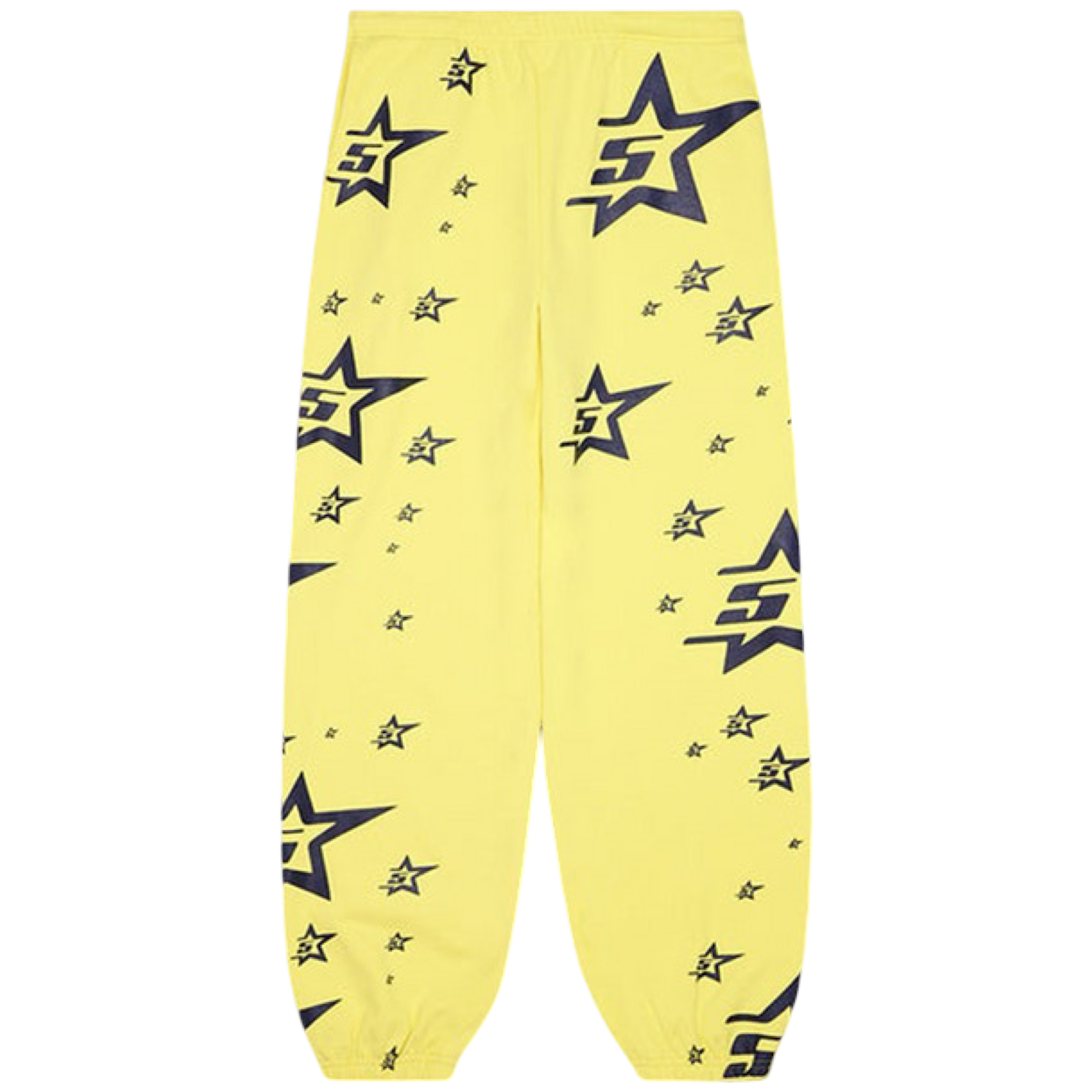 SP5DER 5TAR AOP SWEATPANTS 'YELLOW'