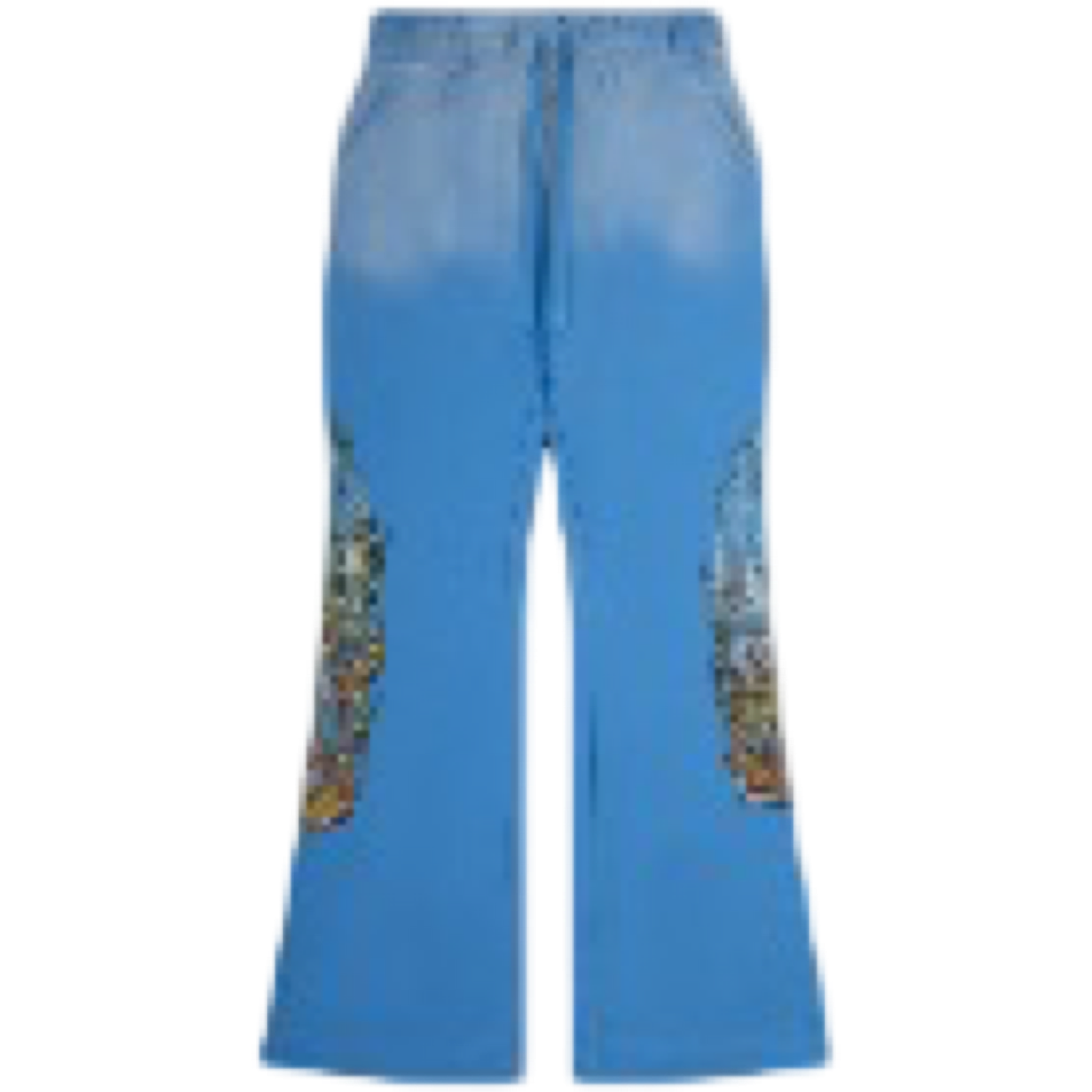 WHO DECIDES WAR FADED FLAME GLASS SWEATPANT 'SKY'