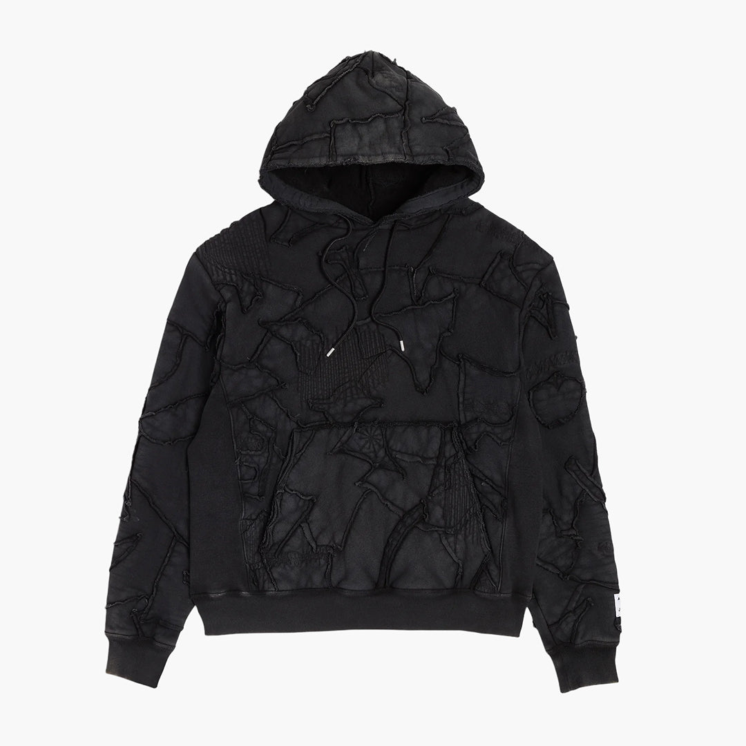 COLLAGE HOODIE BLACK