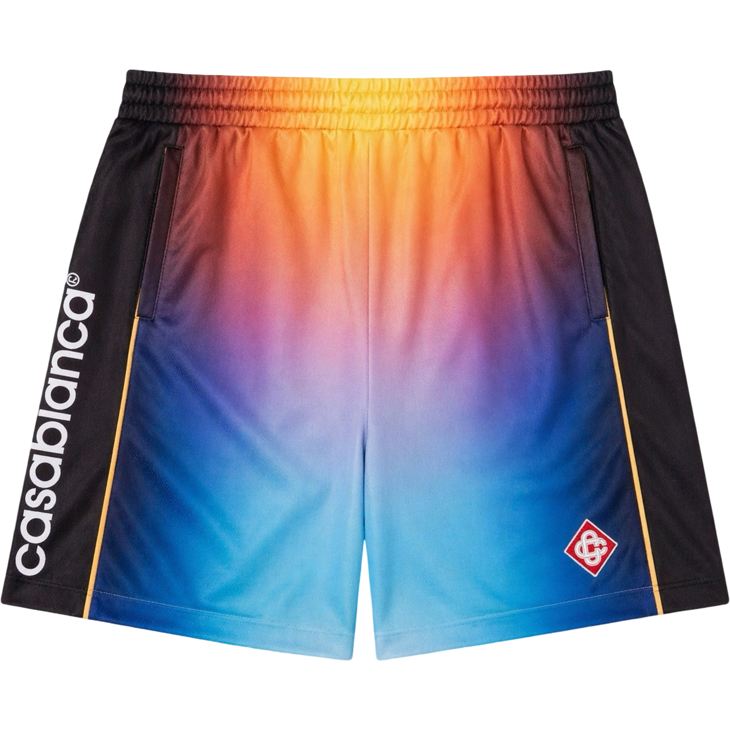 PRINTED FOOTBALL SHORTS 'GRADIENT'