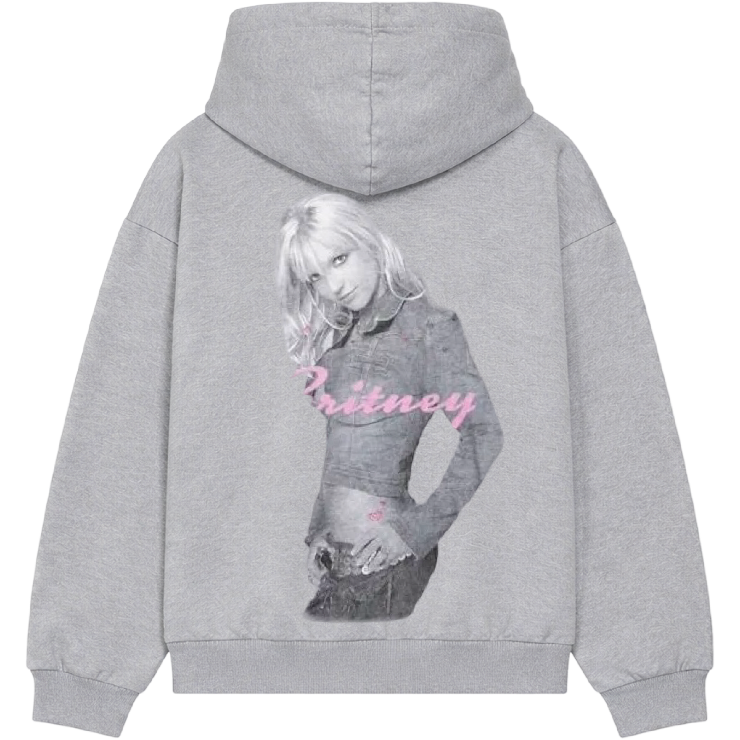 BRITNEY SPEARS ZIP-UP HOODIE 'GREY'