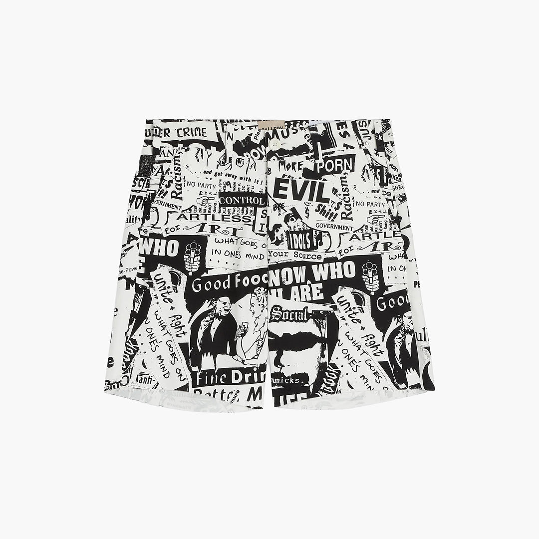 GOOD LUCK SHORTS WHITE