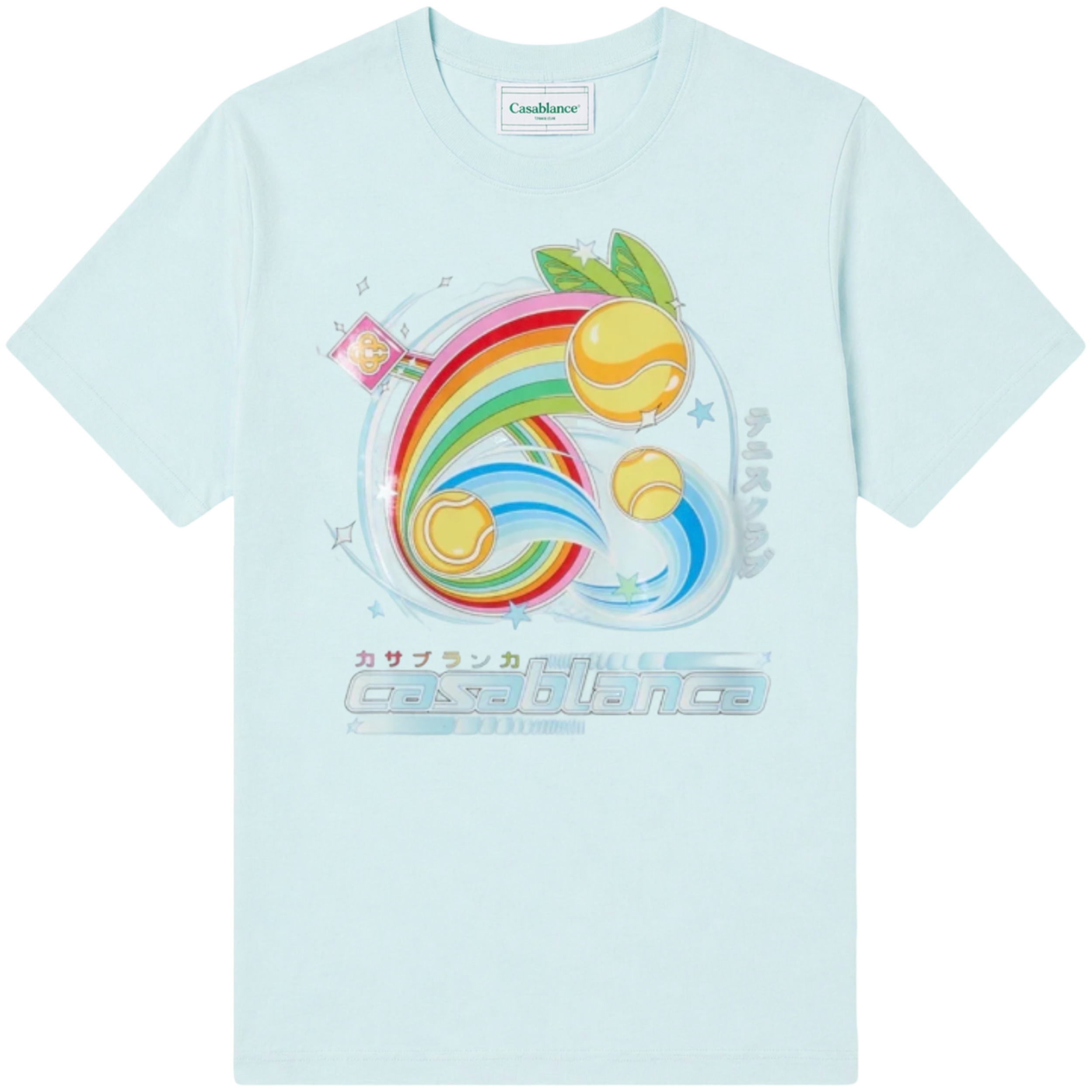 MANGA TENNIS BALL T-SHIRT 'BABY BLUE'