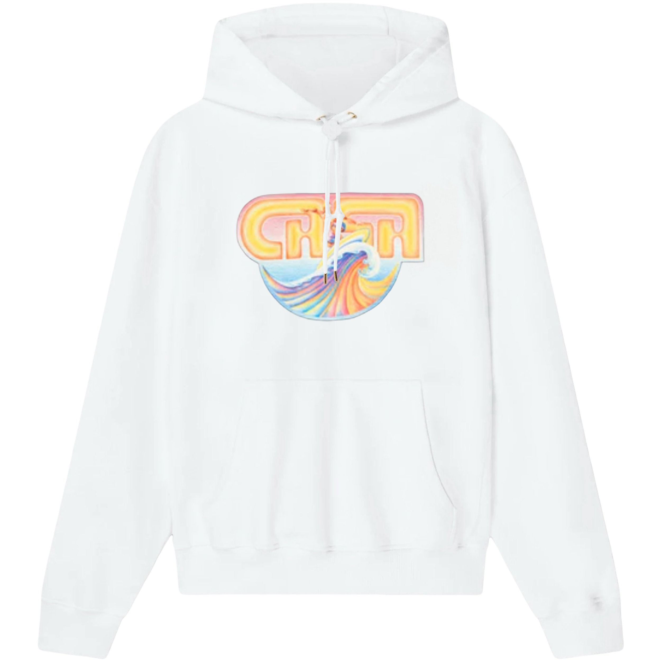 CASA SURF PRINTED HOODIE 'WHITE'