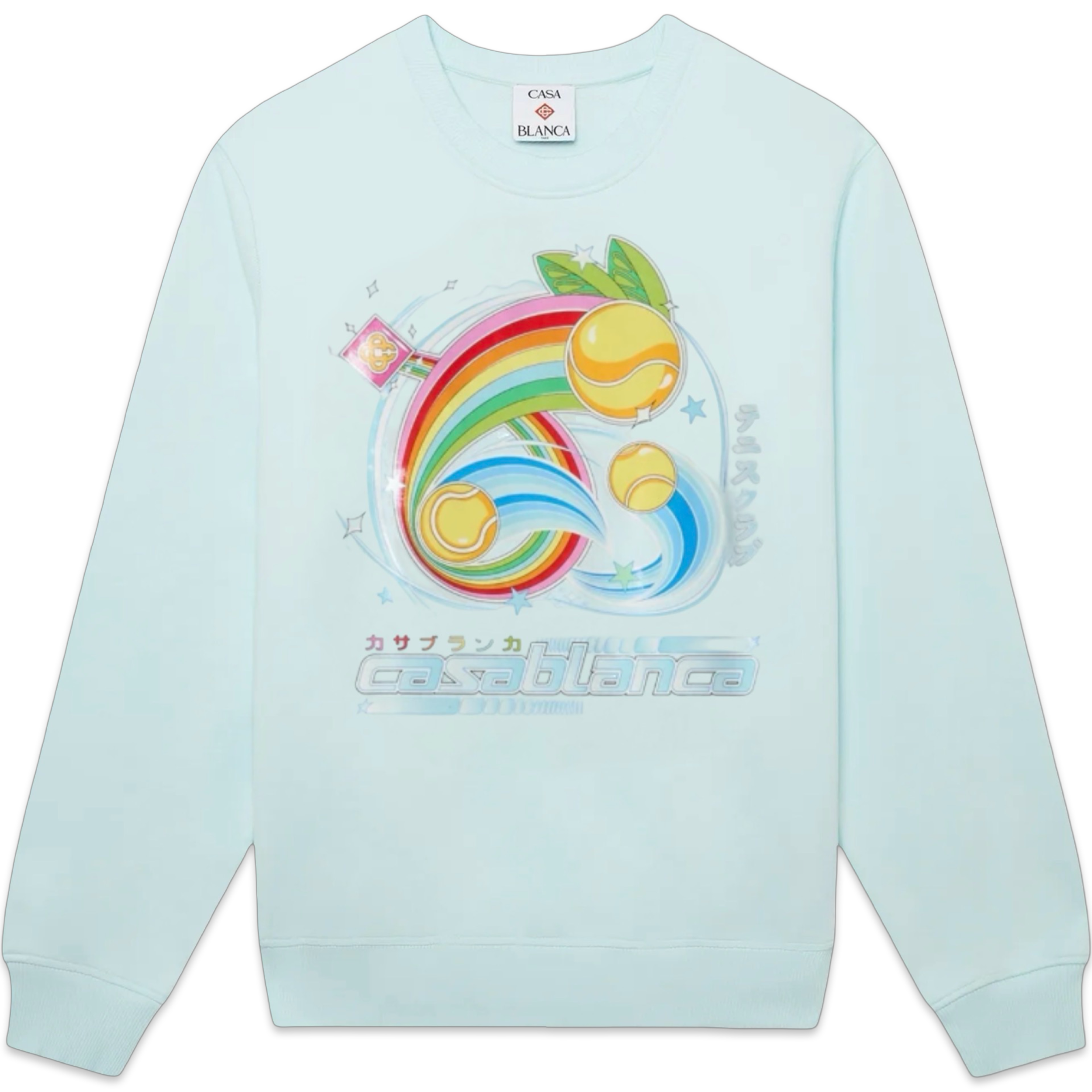 MANGA TENNIS BALL CREWNECK 'BABY BLUE'